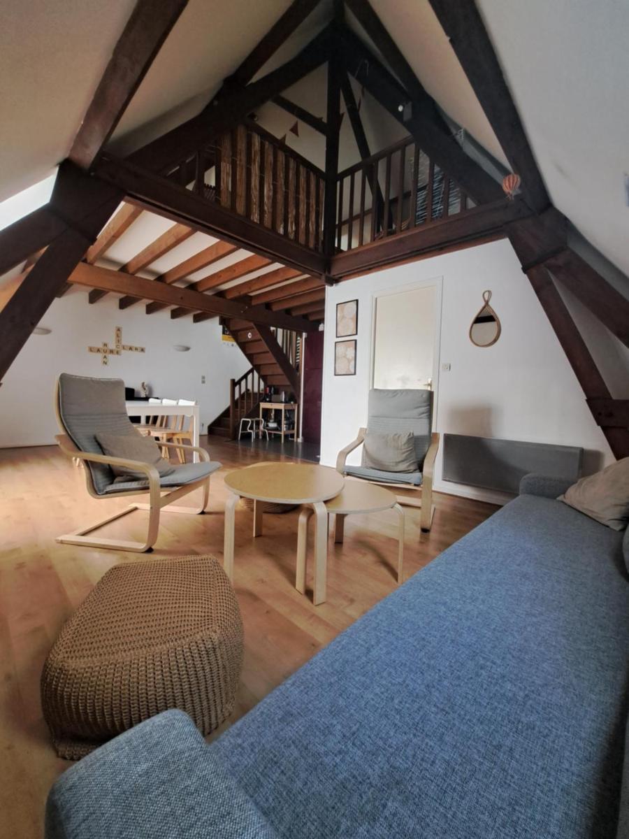 Appartement en duplex à 400m de la plage