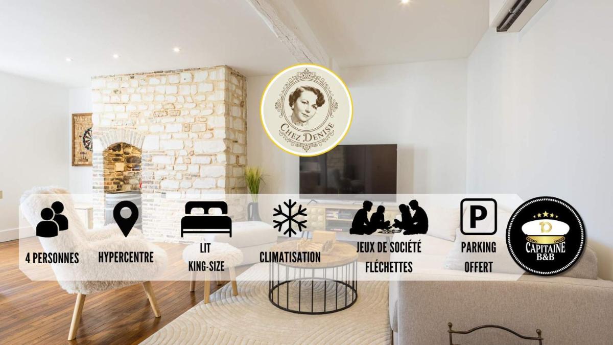 Chez Denise - Hypercentre - 4 pers - Parking Offert