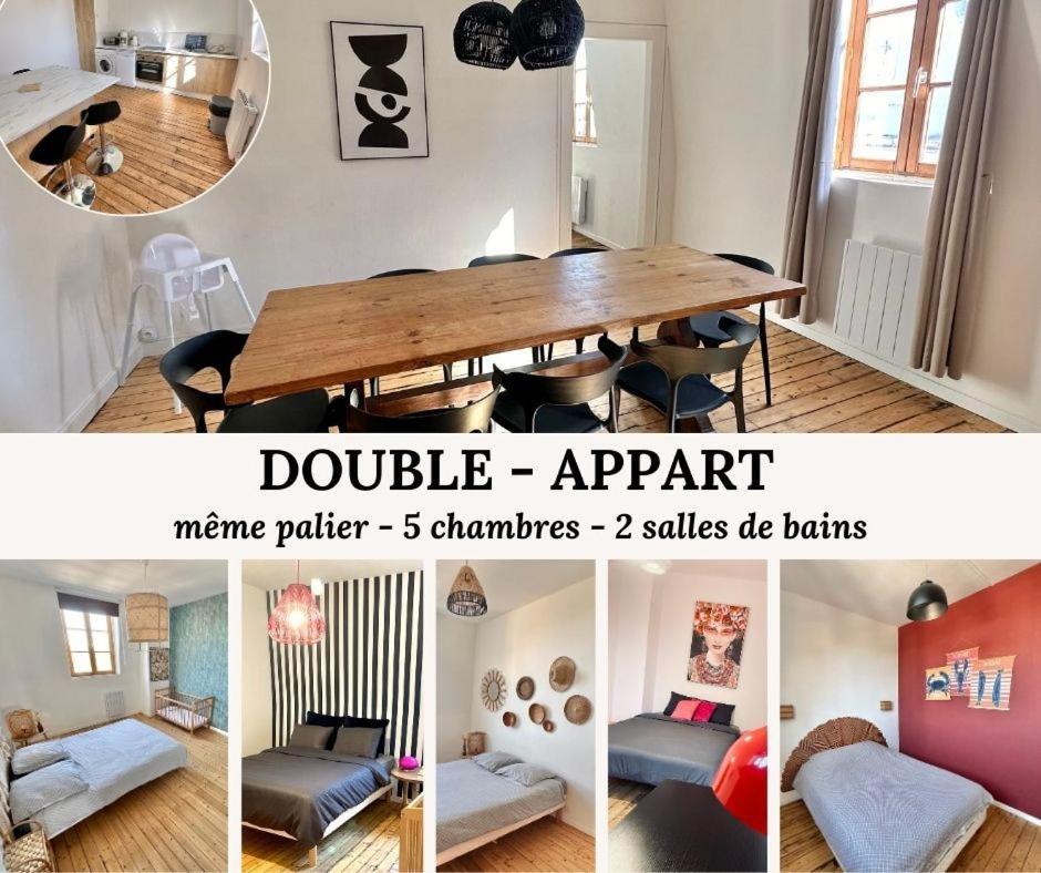 Double appartement jusqu'à 14 personnes en hypercentre de Berck-Plage