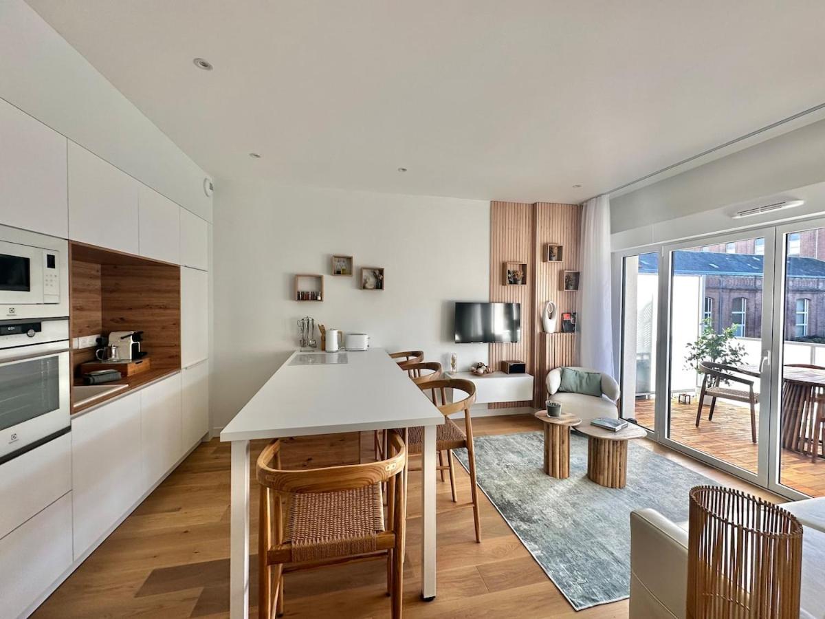 Juliette - Grand T2 élégant avec Parking et terrasse à 2 pas de la plage