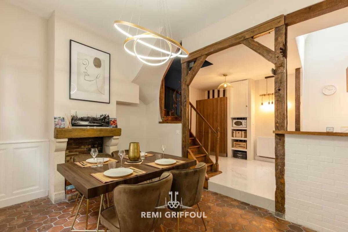 Le Vert Cœur Townhouse Honfleur City Center 4 Guests