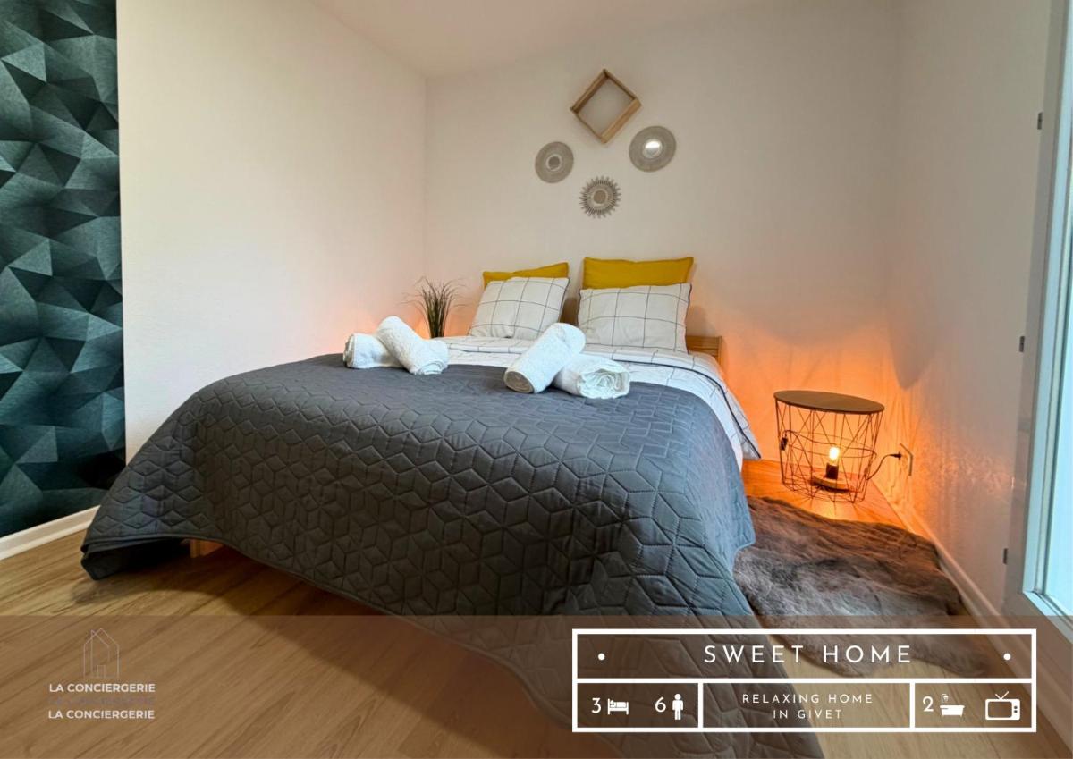 Maison relaxante pour 6 personnes proche de Givet