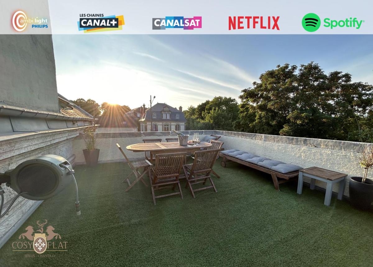 ROOFTOP - COSY FLAT Centre Senlis