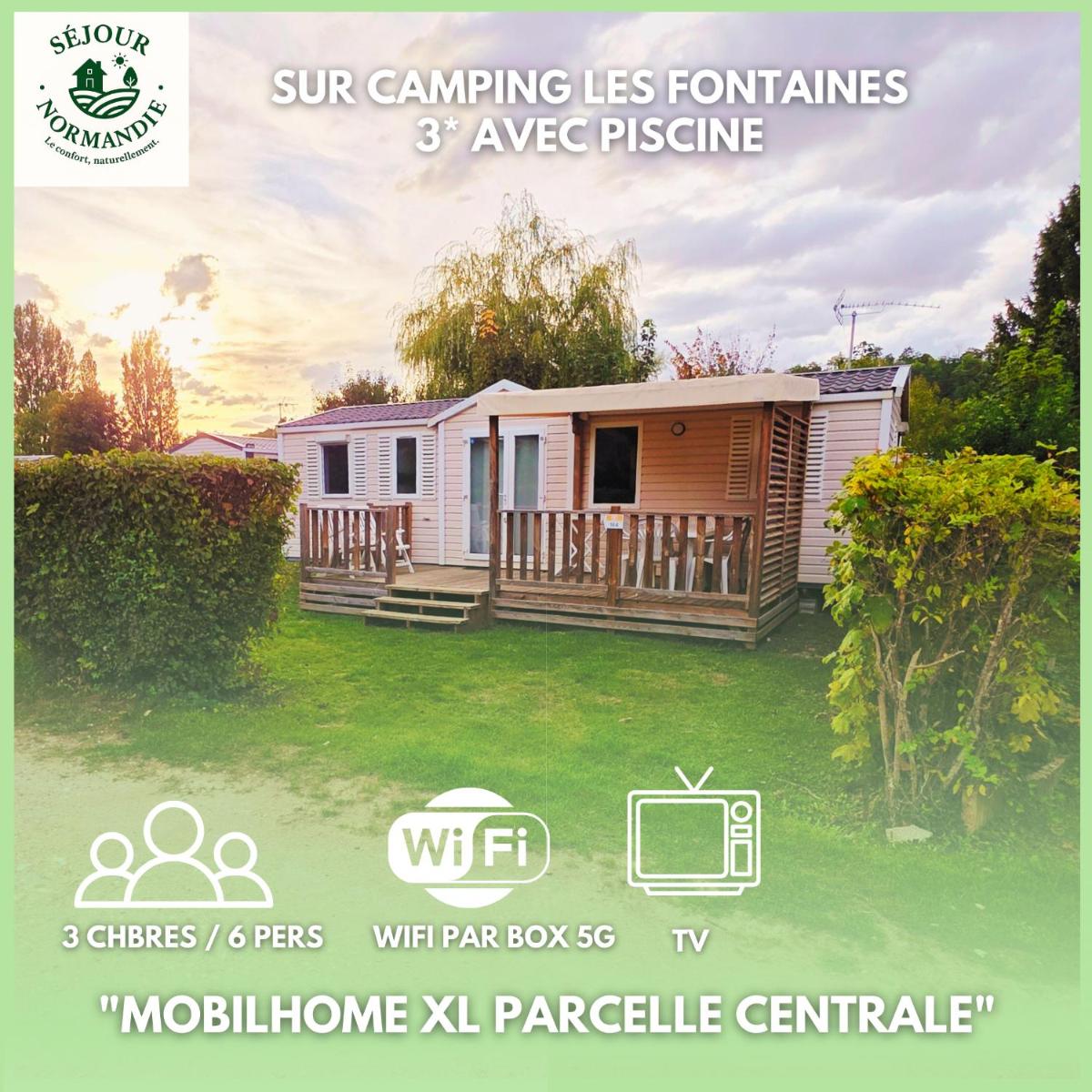 Séjour Normandie - Mobilhome confort 3ch-6p avec WiFi-TV dans l'Eure - 164